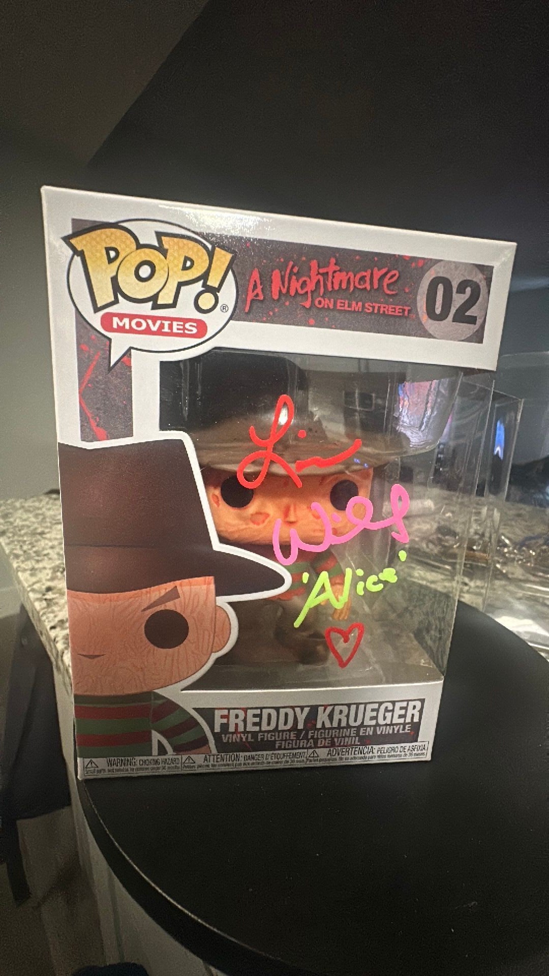 Freddy Krueger Funko Pop! Vinyl Figure #02 — Signed & SWAU Certified