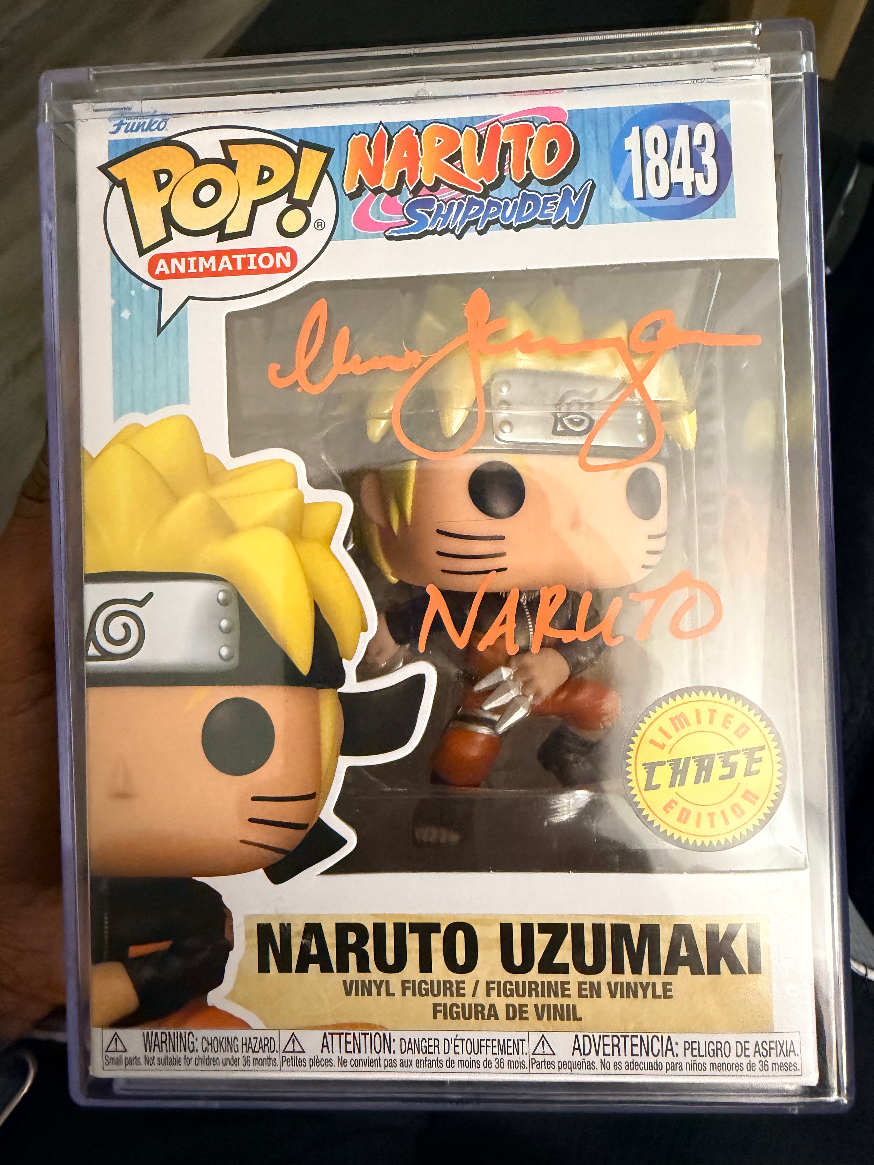 Naruto Uzumaki Funko Pop! Vinyl Figure #1843 — Signed & JSA Certified