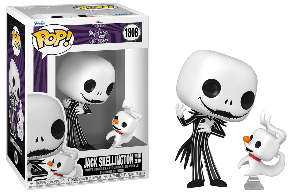 Jack Skellington with Zero funko #1808