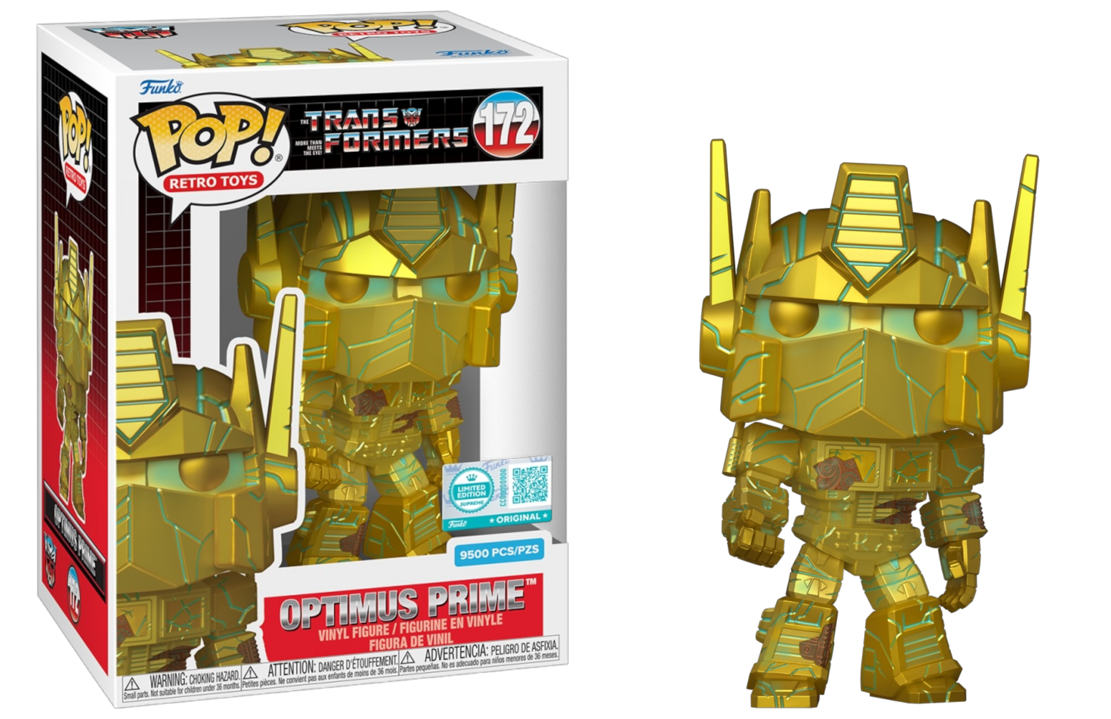 Optimus Prime Funko Pop! Vinyl Figure #172 — Gold Edition