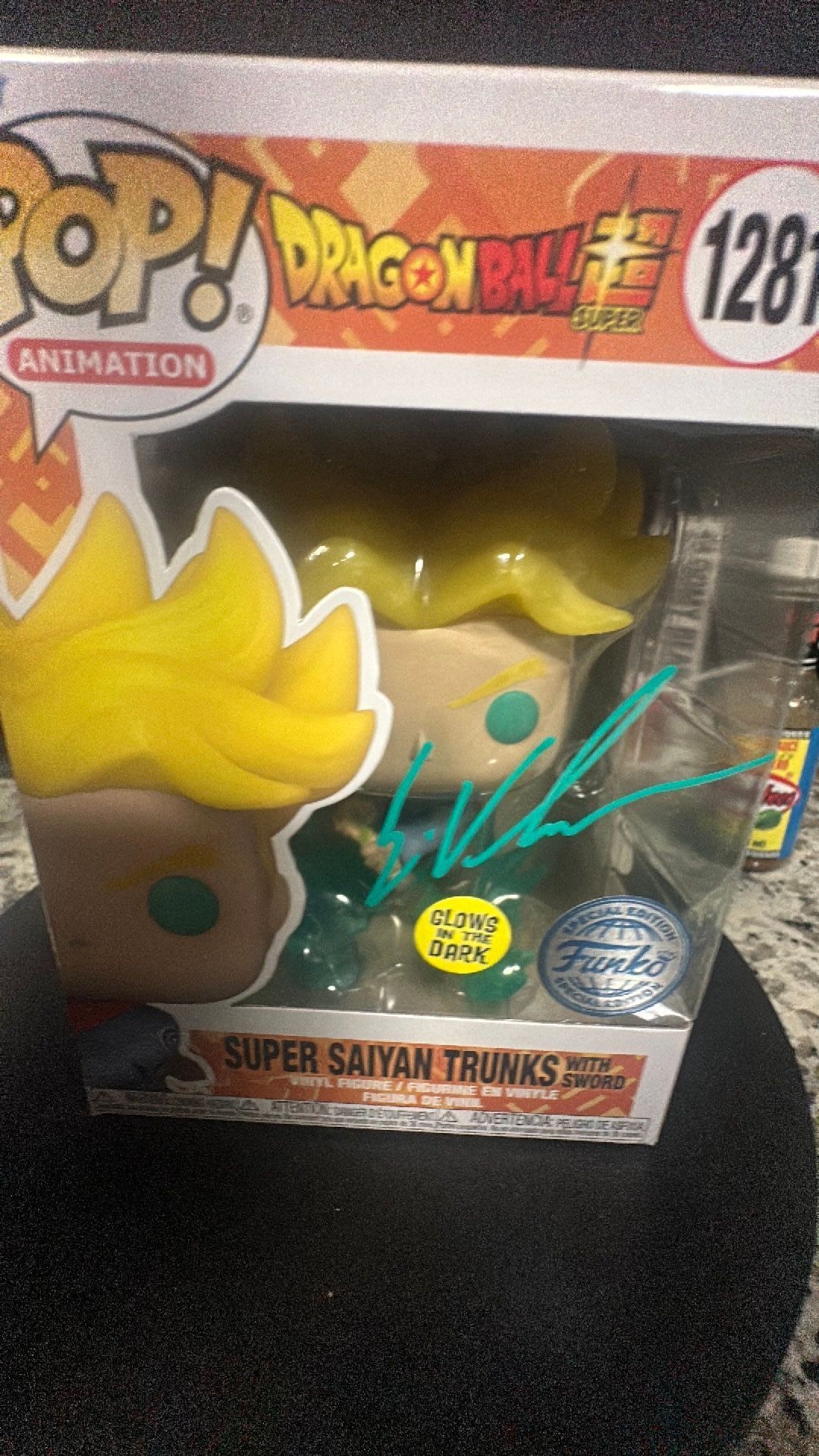 Super Saiyan Trunks with Sword #128 – Signed Funko Pop