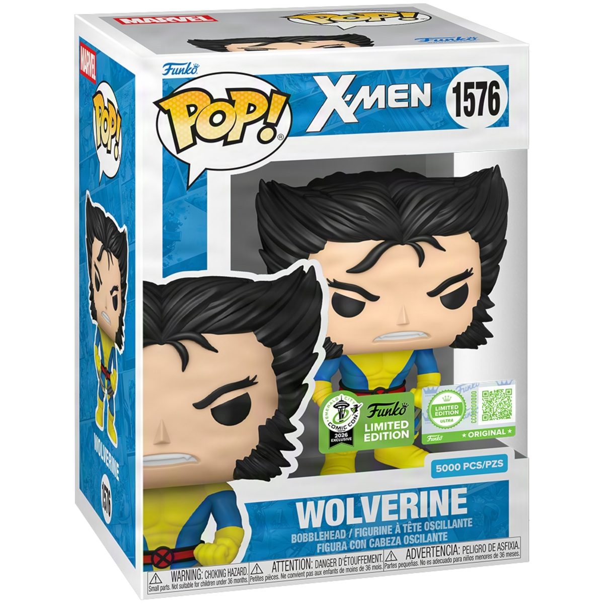 Wolverine Funko Pop! Vinyl Figure — Blacklight Glow Edition Comic Con