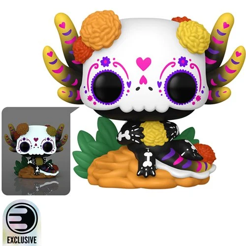 Dia De Los Muertos Ajolote Glow-in-the-Dark Funko Pop! Vinyl Figure #104 – Entertainment Earth Exclusive