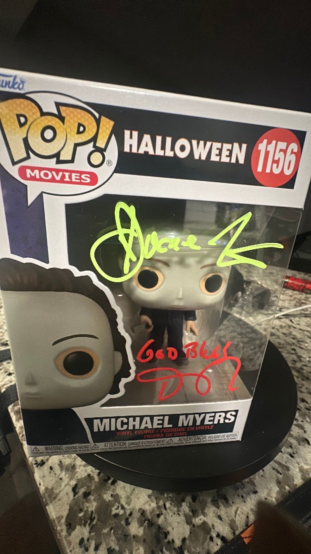 Michael Myers Funko Pop! Vinyl Figure #1156 — Dual Signed & SWAU Certified